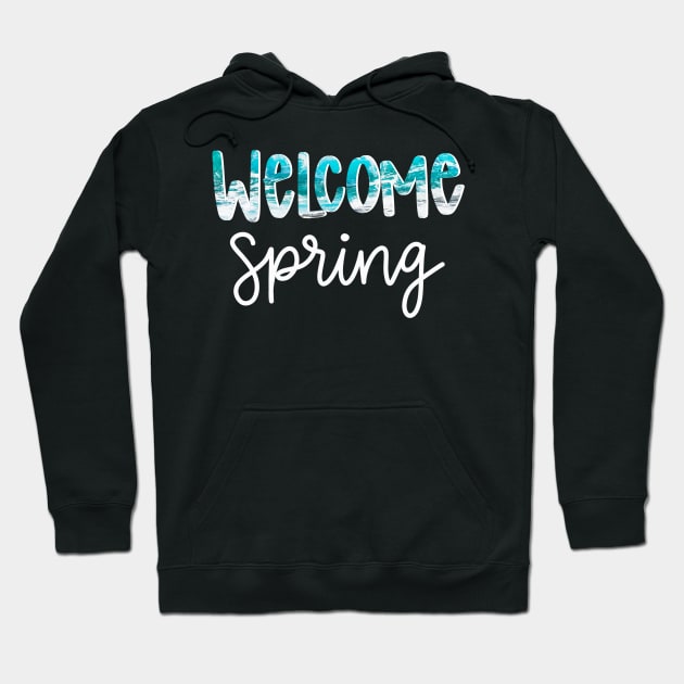 Welcome Spring Hoodie by Horisondesignz